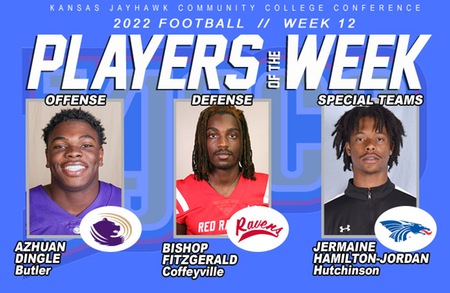 Red Raven Bishop Fitzgerald Earns KJCCC Defensive Player of the Week