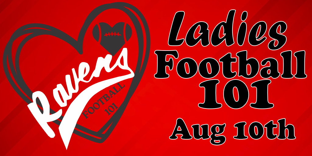 Red Raven Football to Host Annual "Ladies Football 101" on August 10th