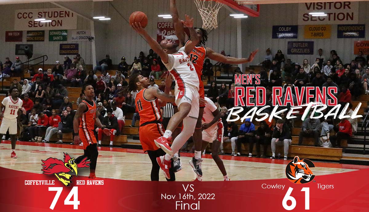 #8 Red Ravens Close Game on 19-5 Run to Defeat #RV Cowley 74-61