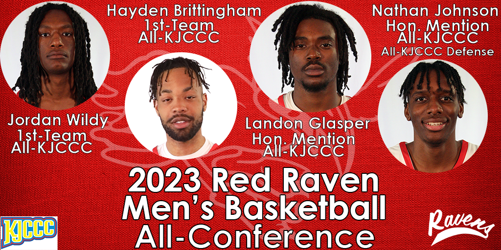 Wildy, Brittingham, Johnson, & Glasper Earn All-KJCCC Honors in Men's Basketball