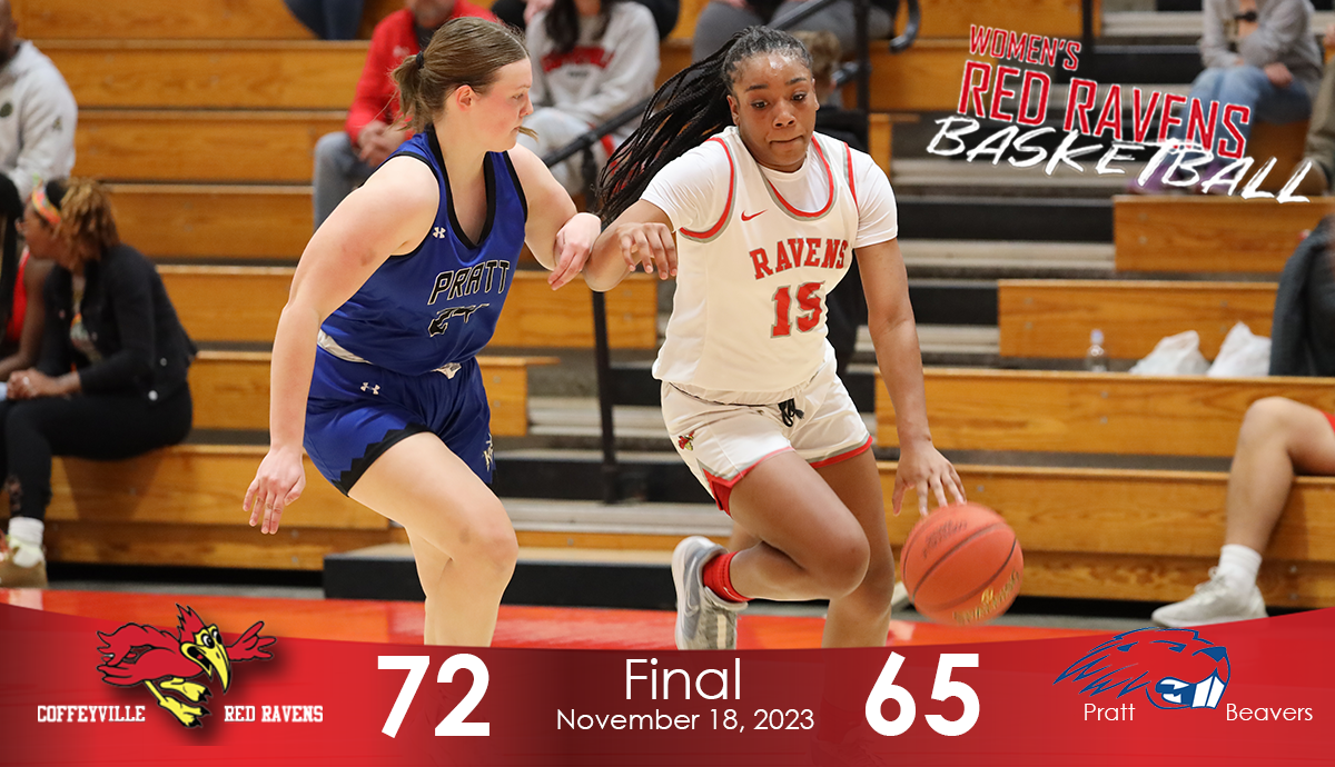 #17 Red Ravens Open Up KJCCC Play with a 72-65 Victory Over Pratt