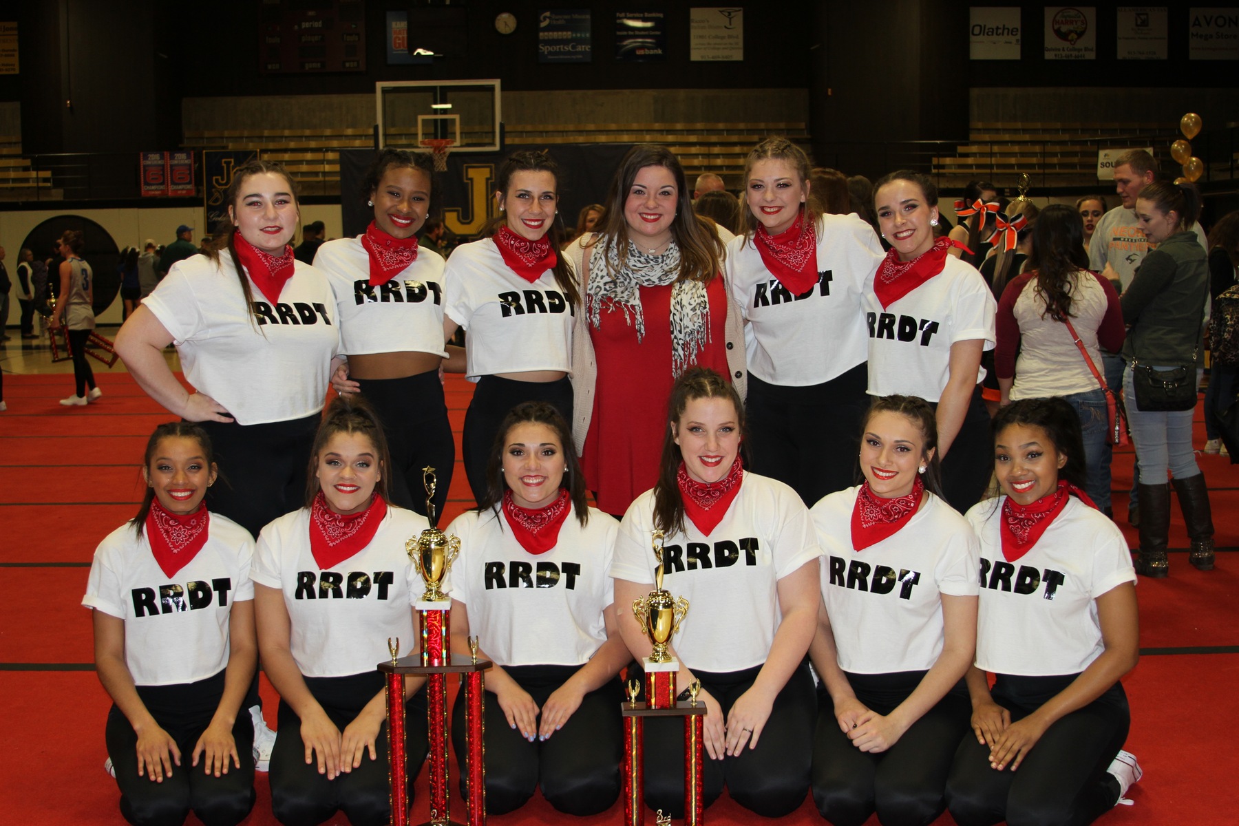 Red Raven Dance Team Competes in Region VI Cheer and Dance Competition