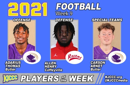 Henry Earns KJCCC Defensive Player of the Week Honor