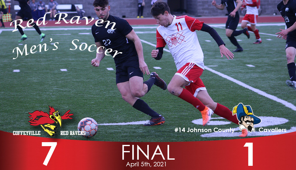 Red Raven Men's Soccer Earn First Victory of Year With a 7-1 Victory Over #14 Johnson County