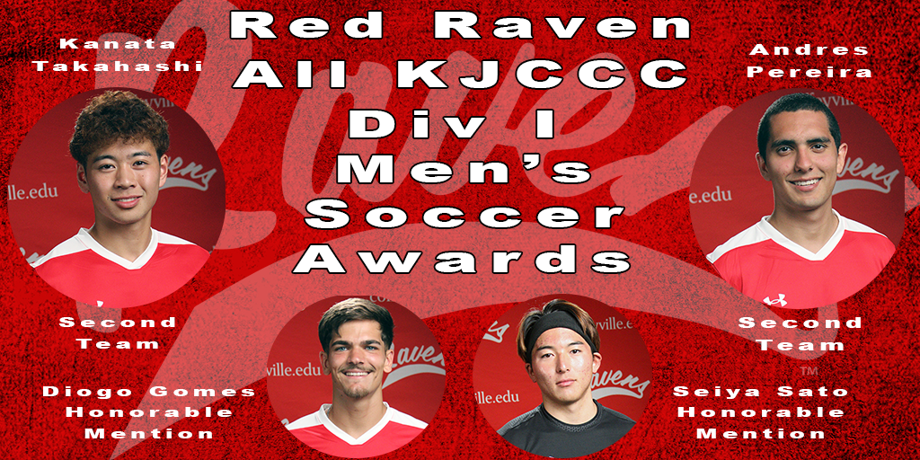 Four Raven Men's Soccer Players Earn All-KJCCC Honors