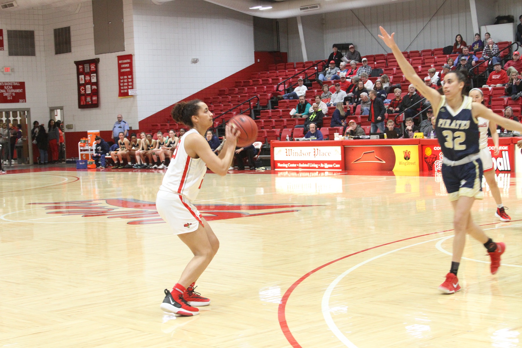 Red Raven Women's Sharpshooters Defeat the Pirates, 72-53