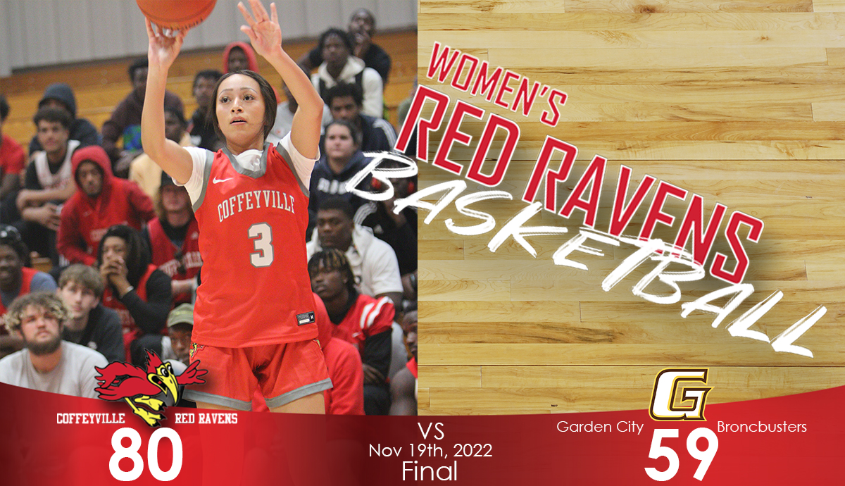 Red Raven Kyleigh Ortiz Pours in 27 Points as Coffeyville Defeats Garden City 80-59