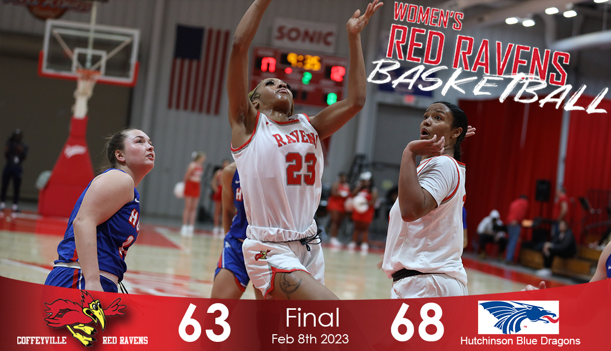 Red Ravens Struggle in Fourth Quarter in 68-63 Defeat to the Blue Dragons of Hutchinson