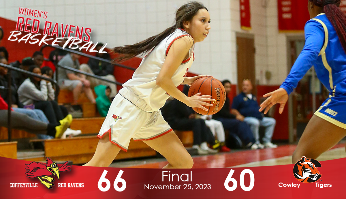 Strong Fourth Quarter Pushes #24 Red Ravens Over Cowley 66-60