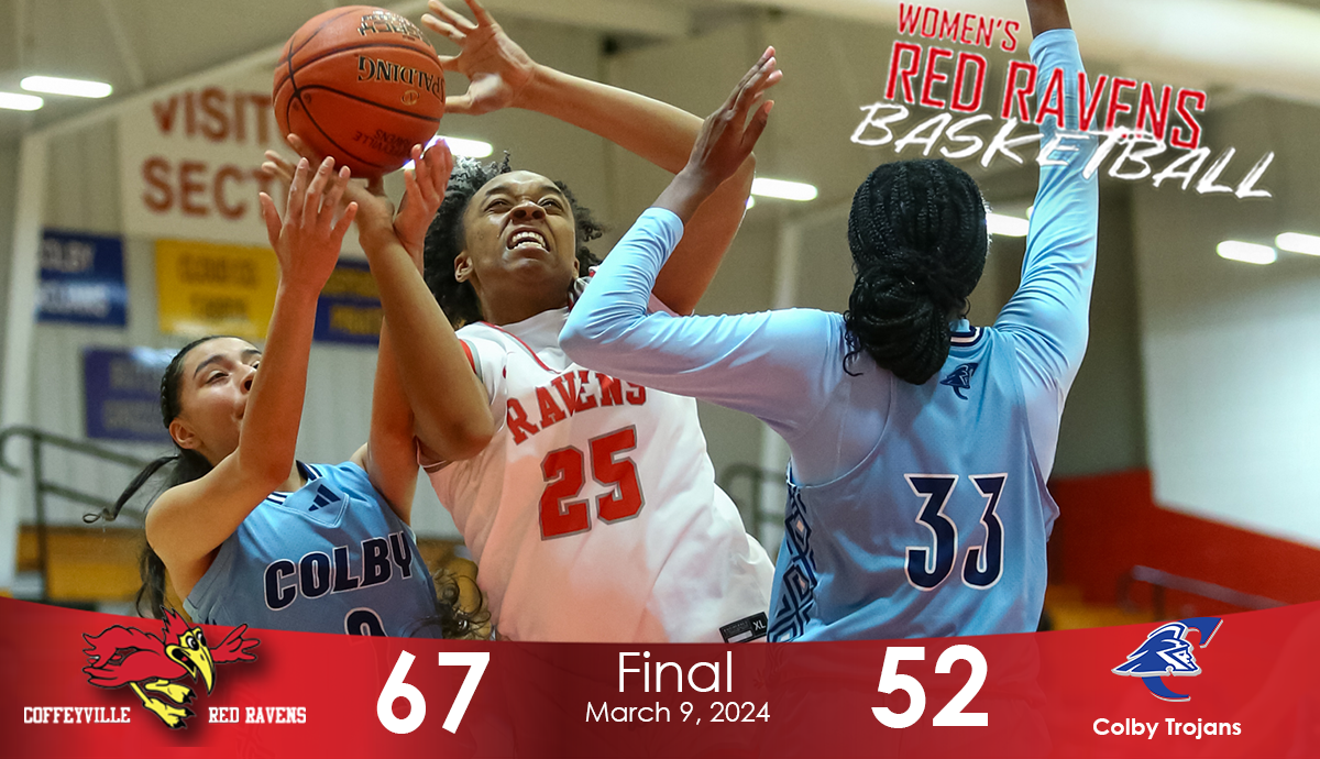 Ravens Advance to Region VI Quarterfinals with 67-52 Defeat of Colby