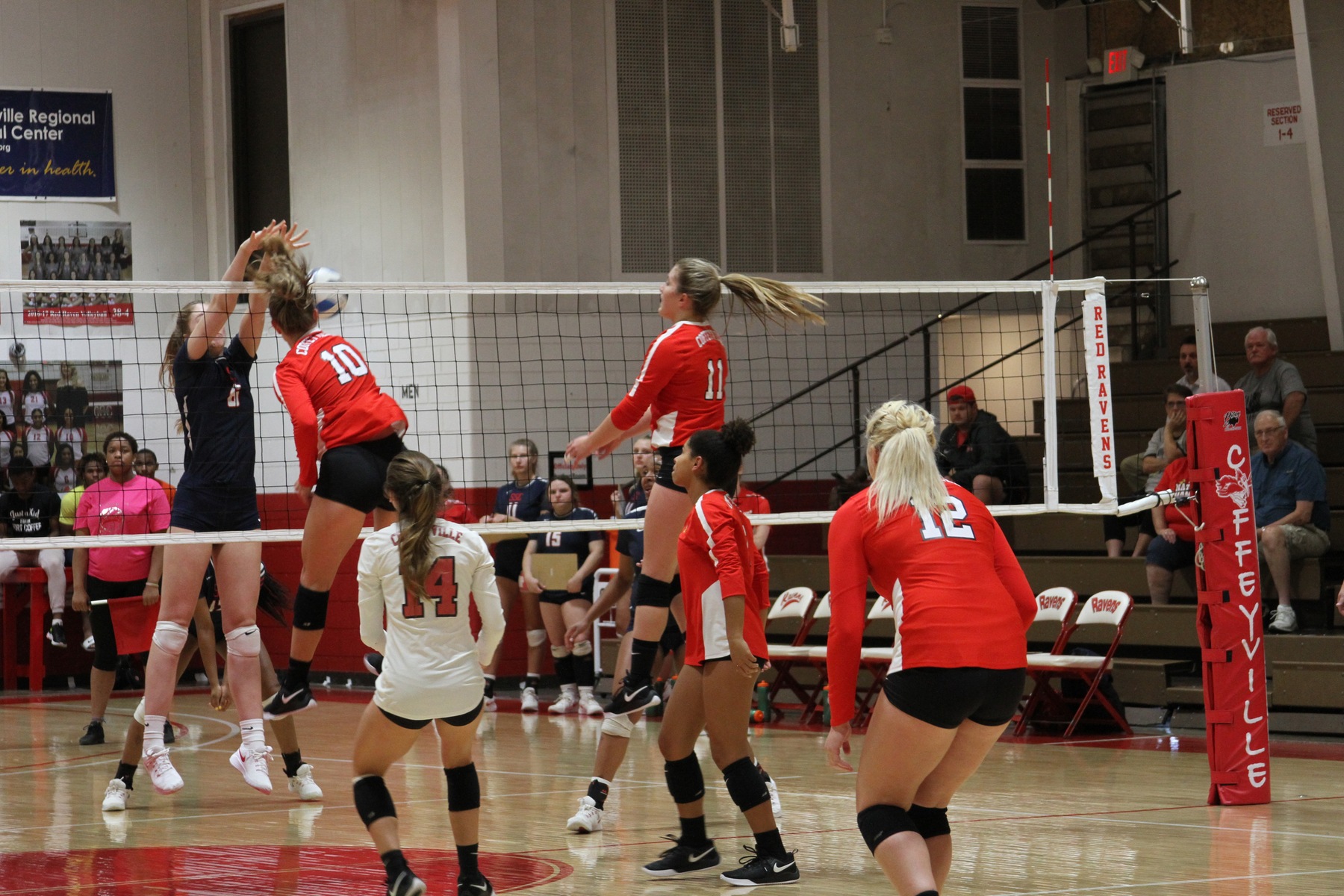 Red Raven Volleyball Suffers 1st Loss of Season: Lose to #14 ranked Div I Iowa Western 3-2, Maintain #2 ranking