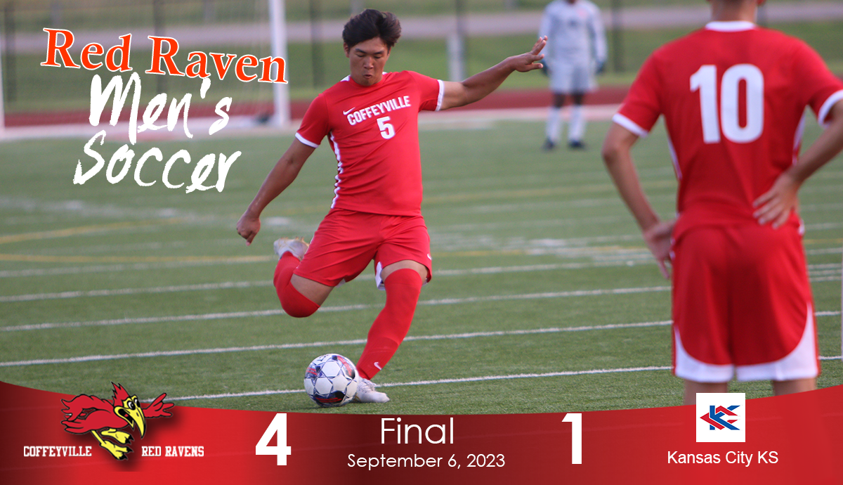 Red Ravens Defeat KCK 4-1 to Earn KJCCC Victory