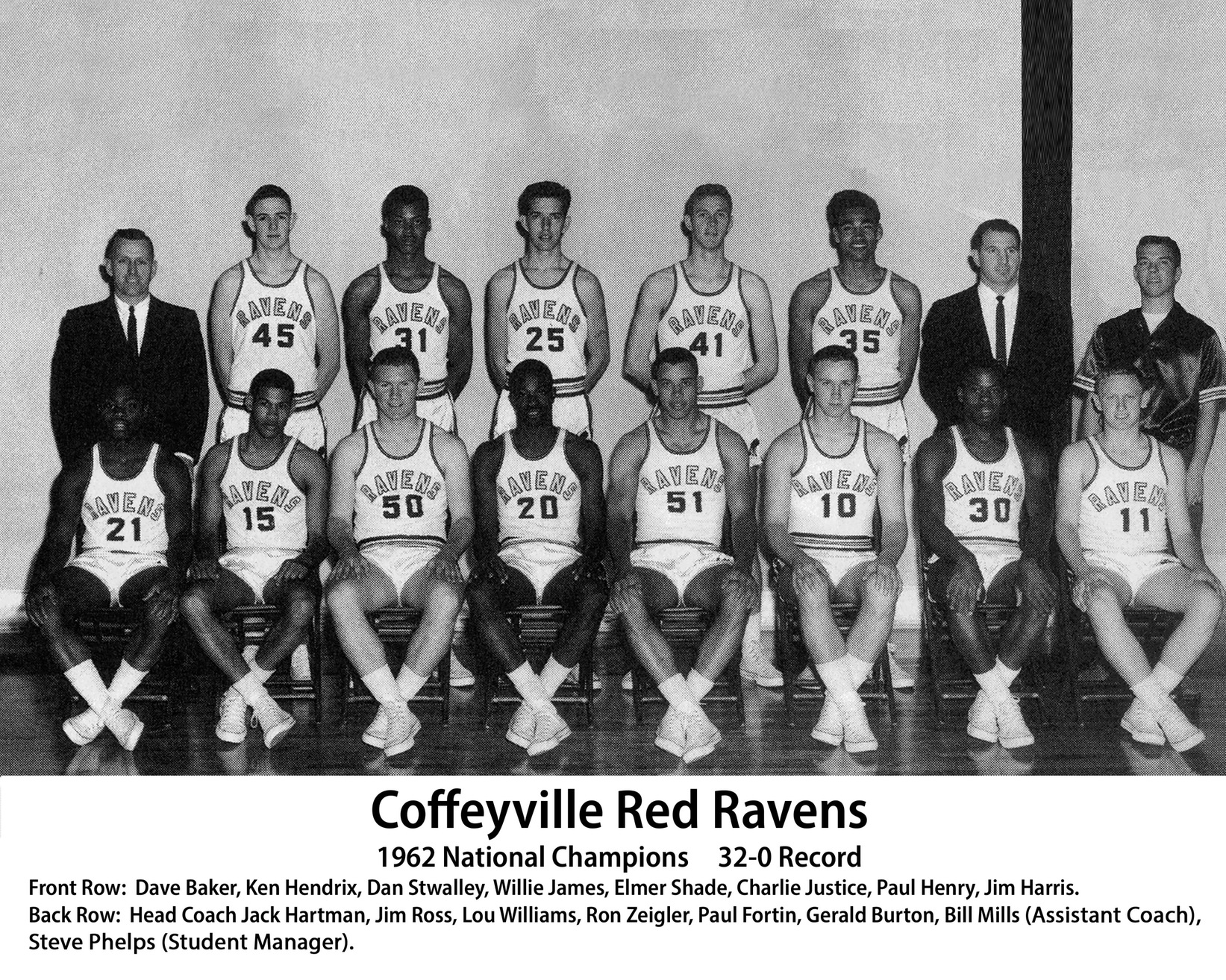 1962 Men's Basketball Team