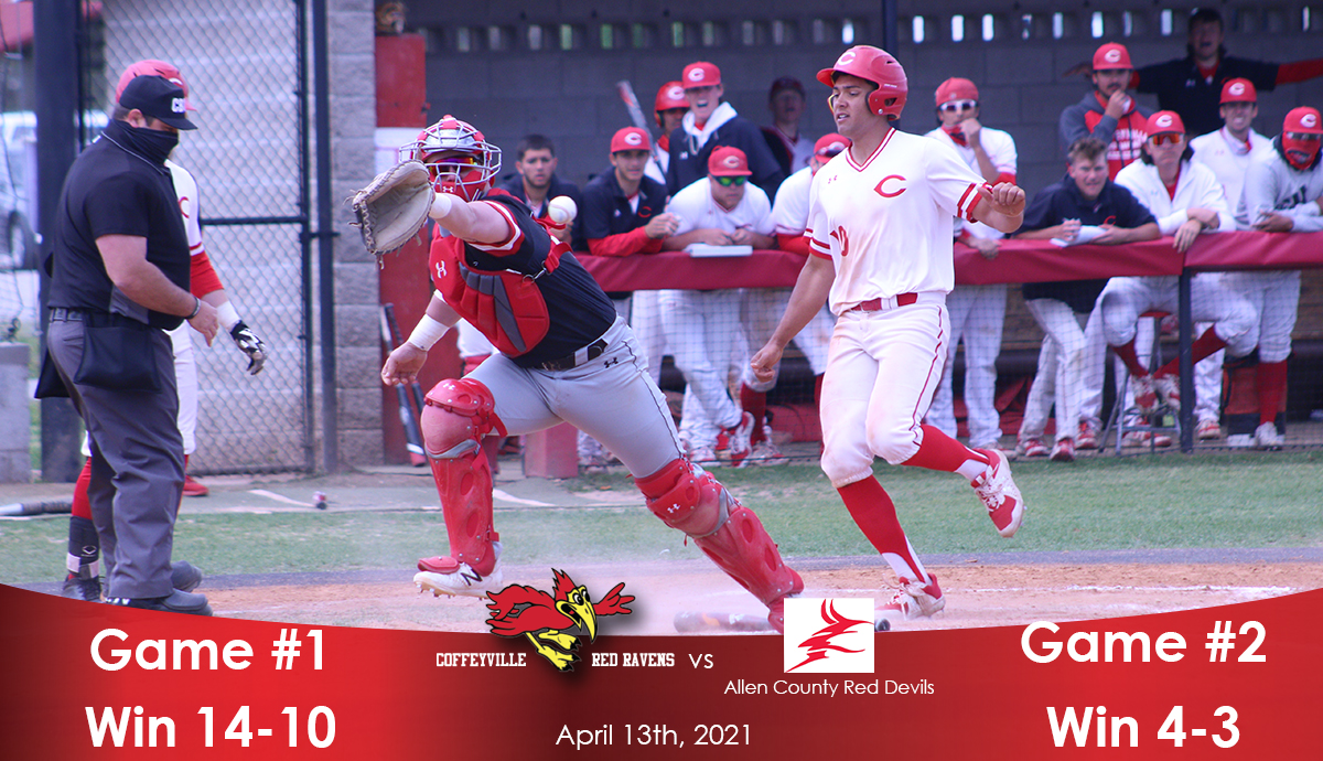 Red Ravens Grab Two Victories in Home Doubleheader vs Allen