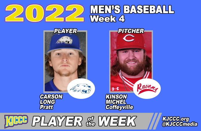 Red Raven Righty Kinson Michel Earns KJCCC Pitcher of the Week Honors