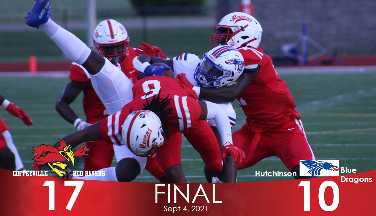 Ravens Grab 17-10 Victory, Knock Off  #1 Ranked Hutchinson Community College Blue Dragons