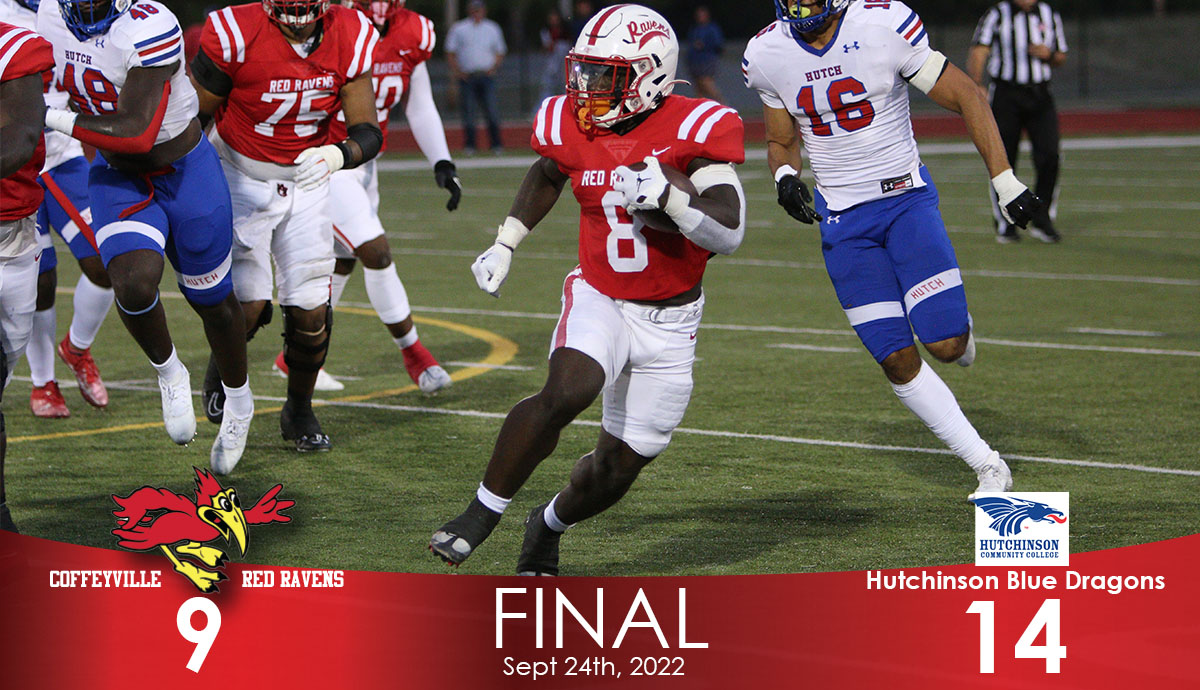 Late Score by #2 Hutchinson Defeats #RV Red Ravens 14-9