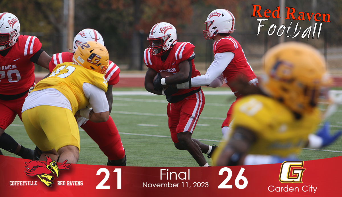 Red Ravens End Season with a 26-21 Home Loss Against the Broncbusters of Garden City