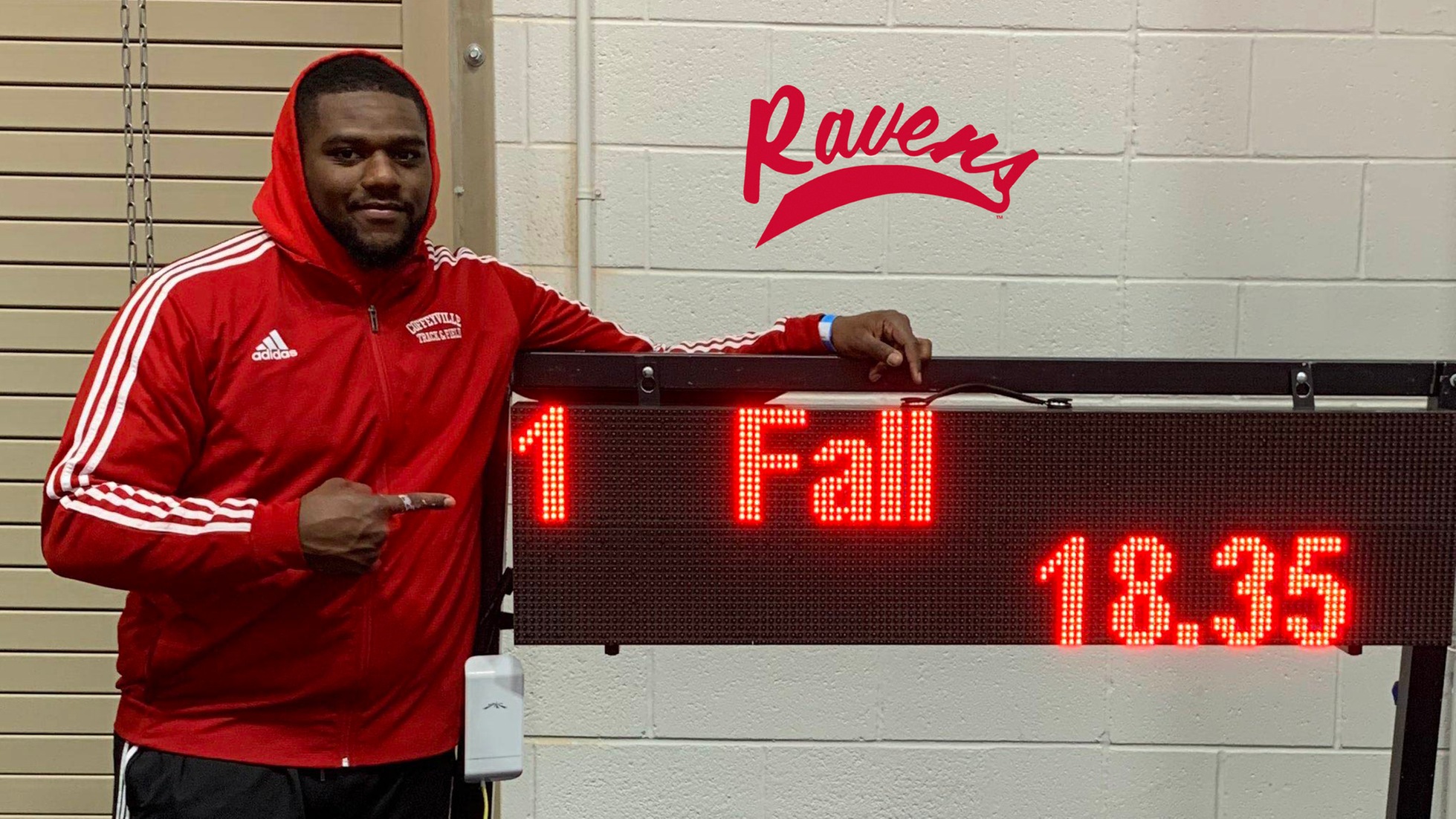 Red Raven Track & Field Compete at NJCAA Indoor National Meet, Mustafa Fall Wins Shot Put National Title