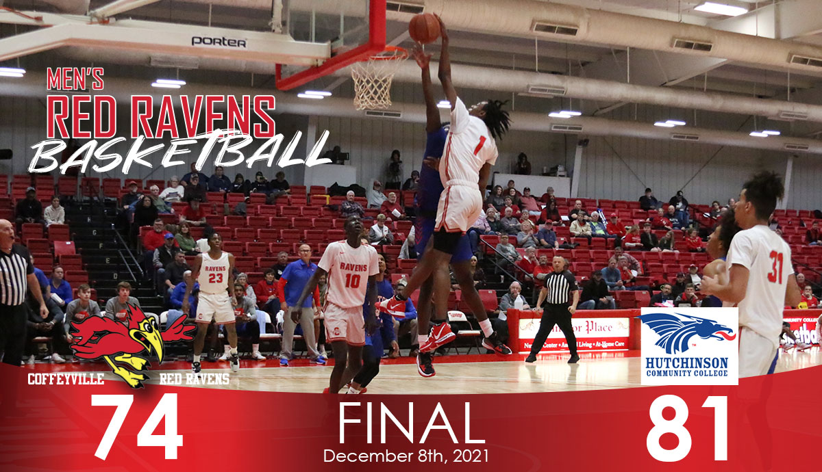 Red Ravens Fall to #4 Hutchinson 81-74