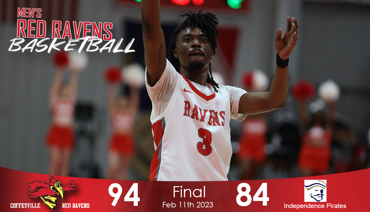 Strong First Half Pushes #18 Red Ravens Over the Pirates of Independence 94-84