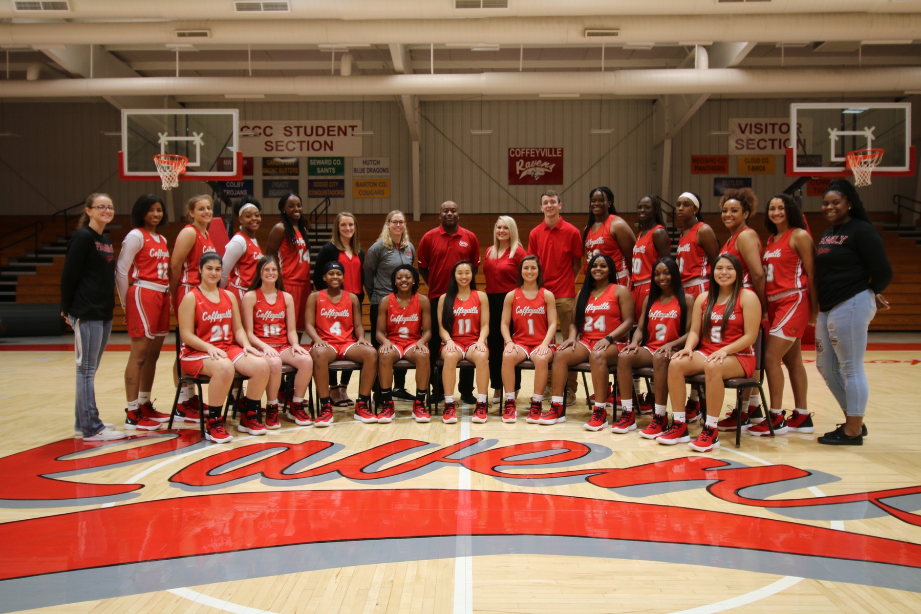 Red Raven Women's Basketball Players and Coach Earn All-Conference Awards