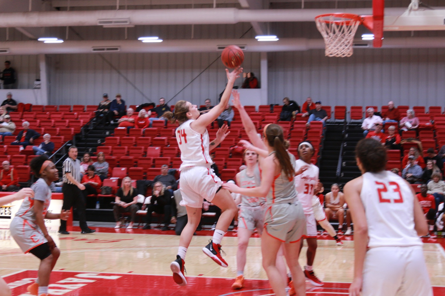 Furious Fourth Period Propels Red Raven Women's Basketball Over Cowley, 48-46