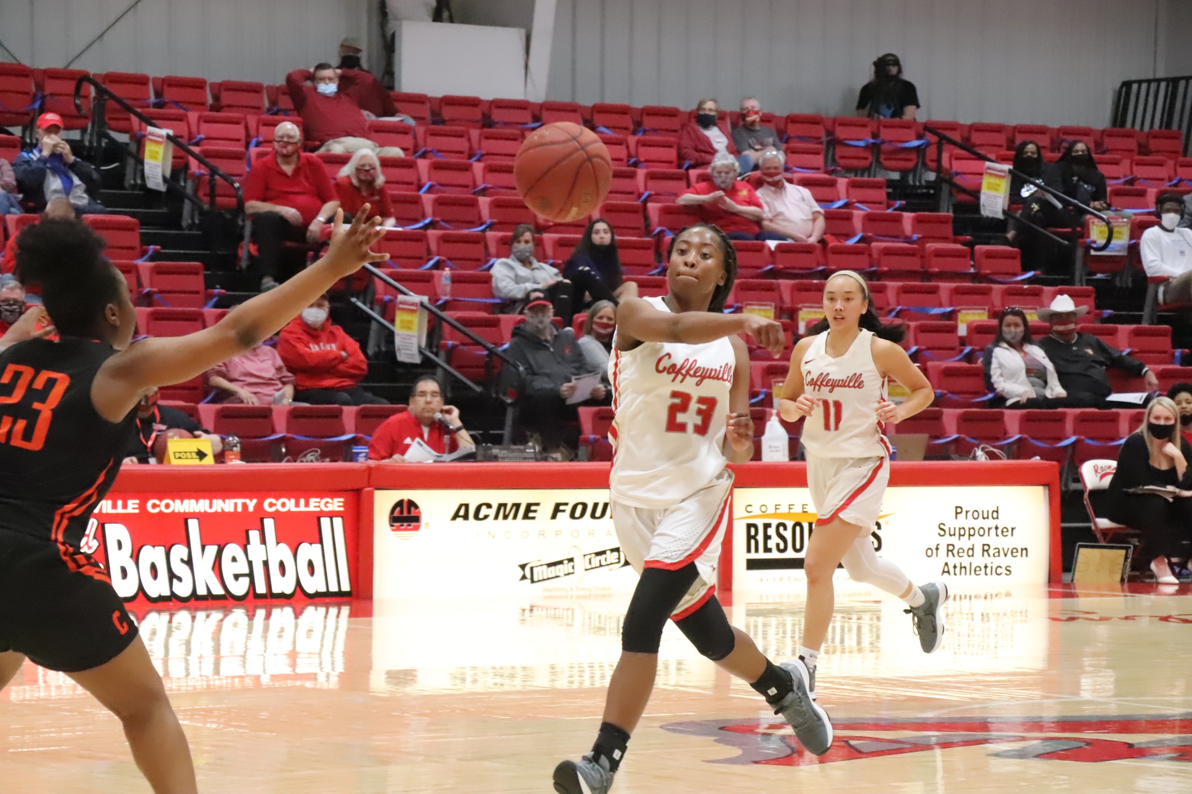 With Five Players in Double Figures, the Red Raven Women's Basketball Defeat the Cowley Tigers 82-68