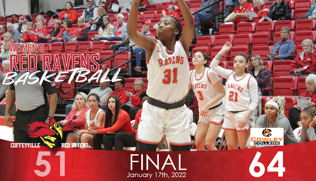 Lady Ravens Cold From 3-Point Line in 64-51 Home Loss to Cowley