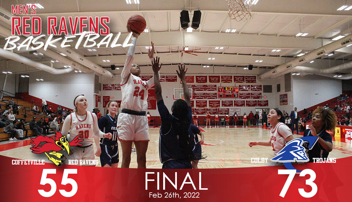 Lady Ravens Fall to Colby 73-55 in First Round of Region VI Tournament