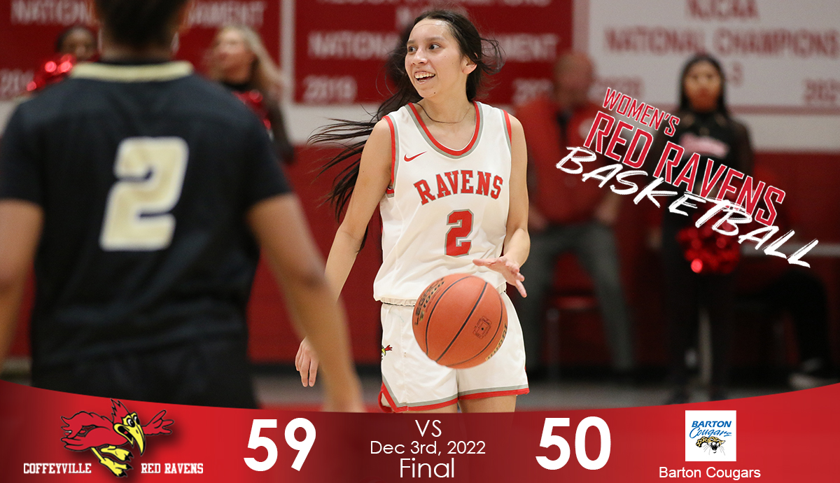 Red Ravens Defeat Their Second NJCAA Ranked Opponent In a Row, Defeating #17 Barton 59-50