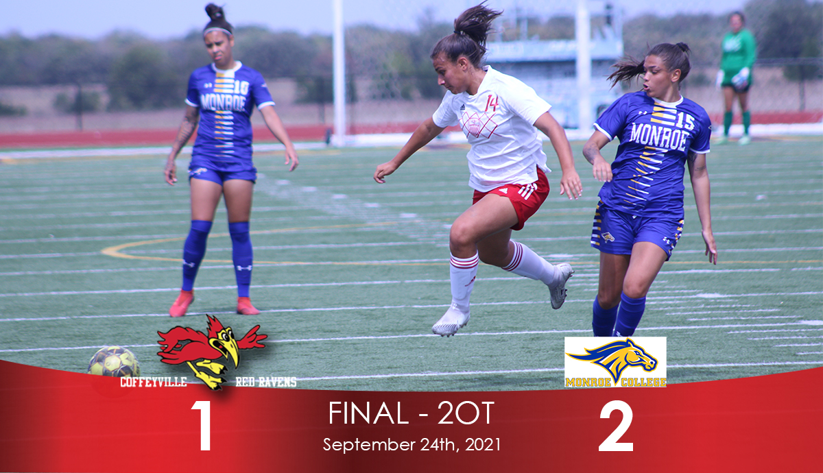 Red Ravens Lose 2-1 in 2OT to #12  Monroe