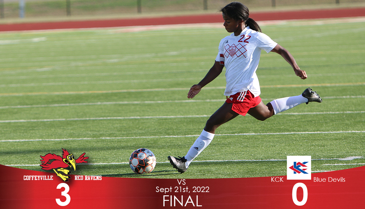 Red Raven Thayline Teixeira Scores the Hat Trick in 3-0 Defeat of KCK
