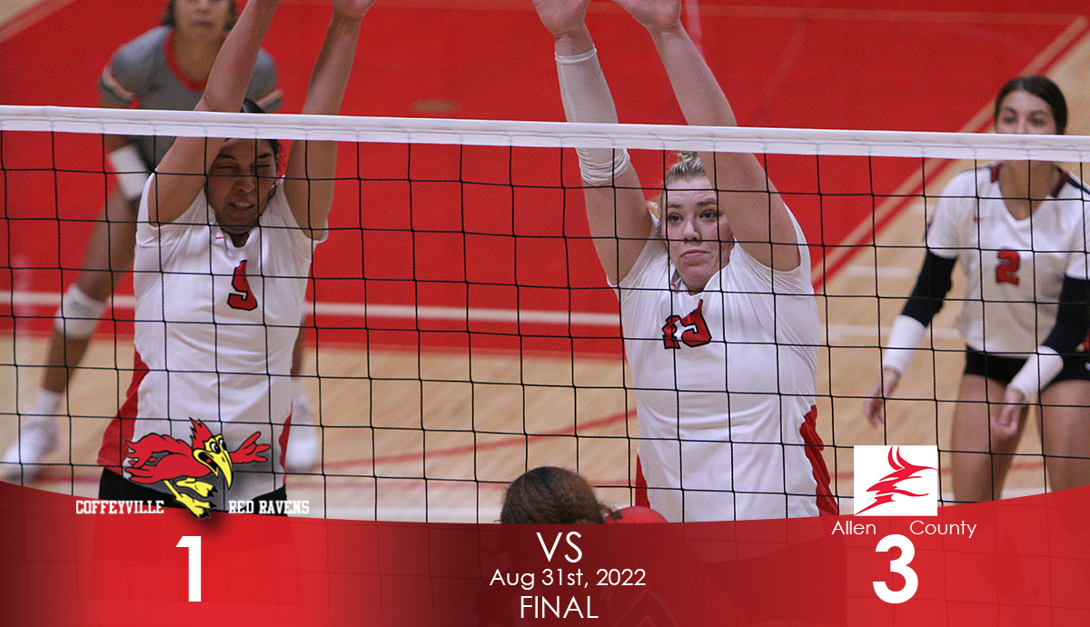 Red Raven Volleyball Loses Home Opener to Allen 3-1
